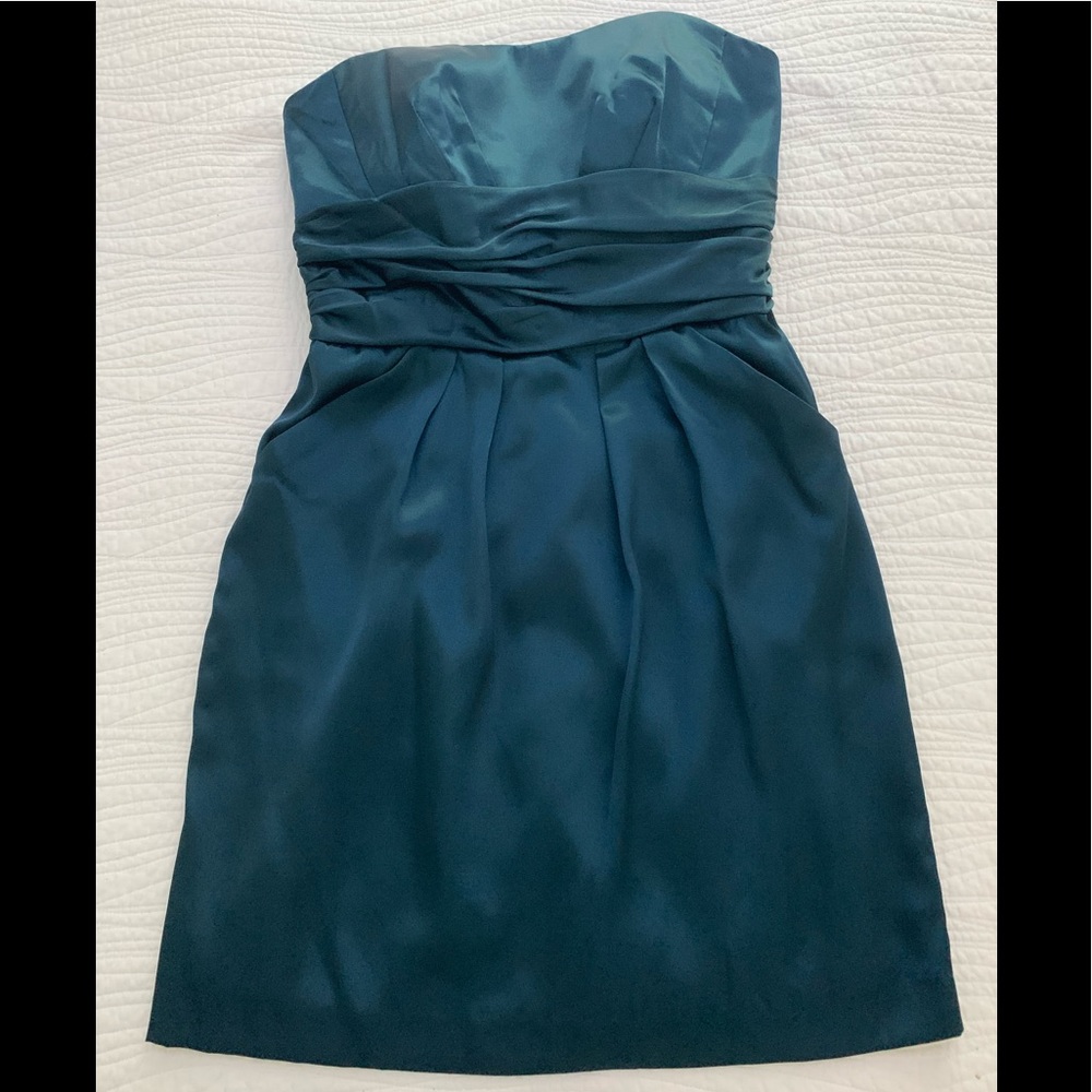 Dress DAVID’S BRIDAL size 8 color blue